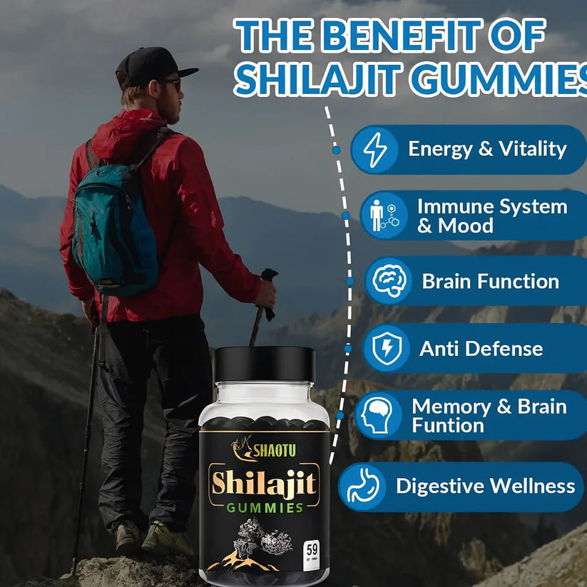 Shilajit Gummies – Enhance Strength, Stamina & Performance Naturally
